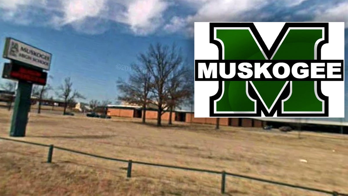 Muskogee Hugh School google street