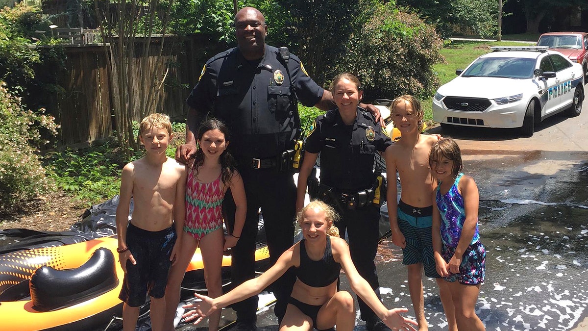 NC Asheville Police Join Pool Party3