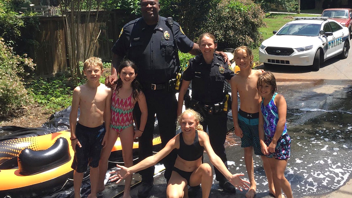 NC Asheville Police Join Pool Party3