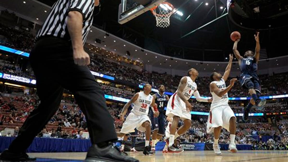 NCAA Connecticut San Diego St Basketball