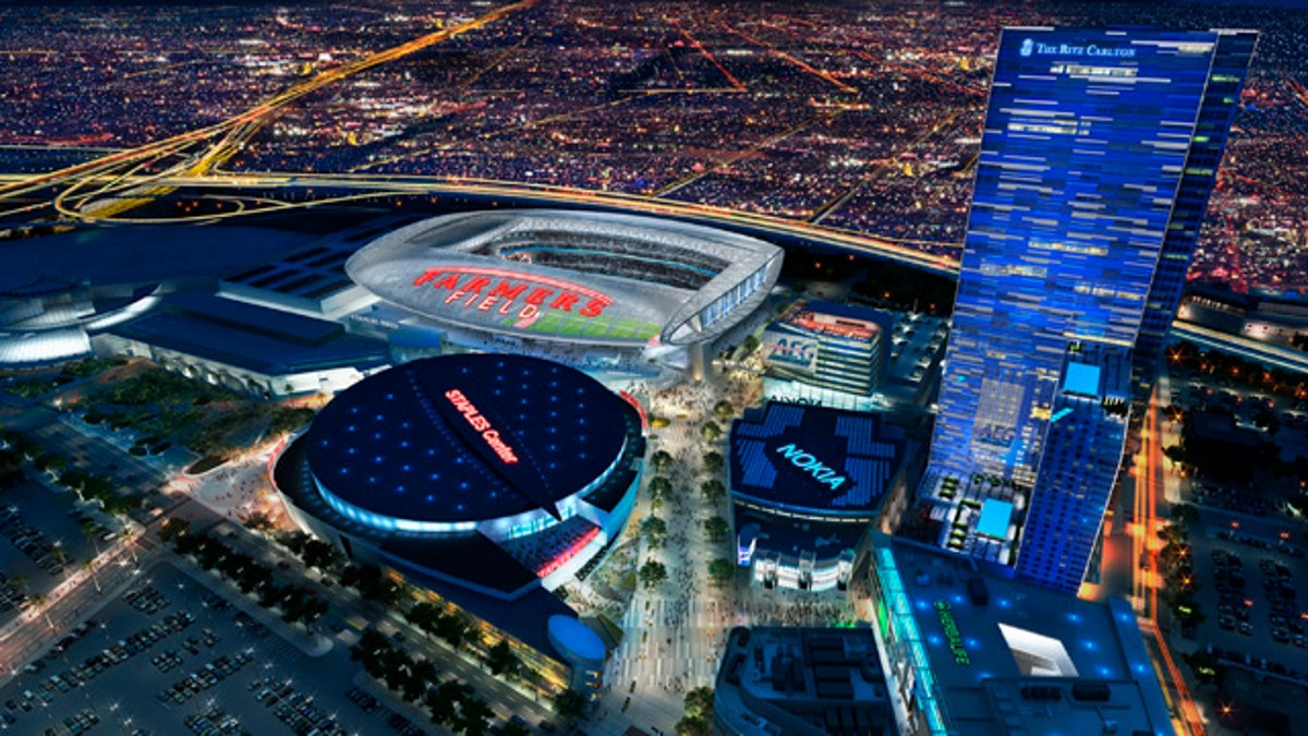 Rencana Stadion NFL di pusat kota Los Angeles telah dihapus di tengah persaingan dari kota -kota tetangga