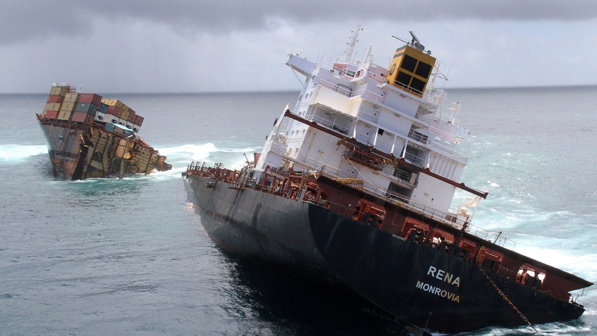 New Zealand Grounded Ship