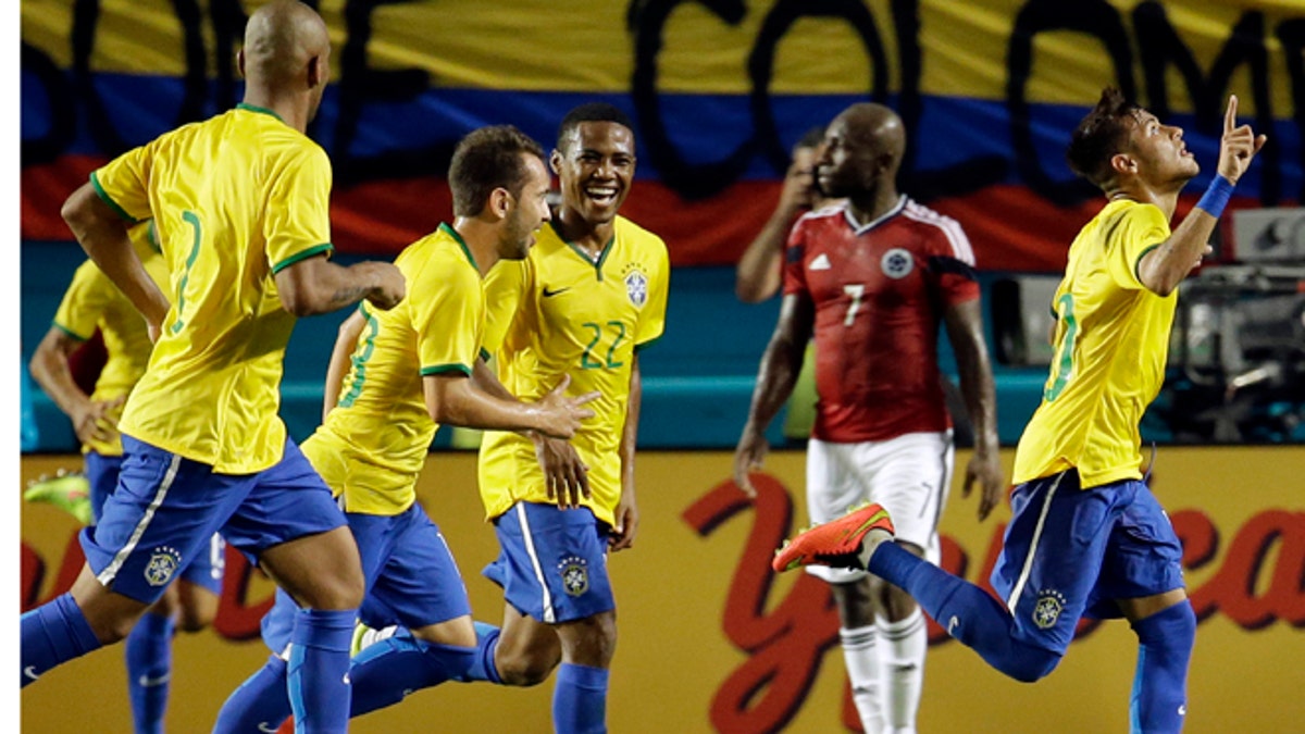 Brazil Colombia Soccer