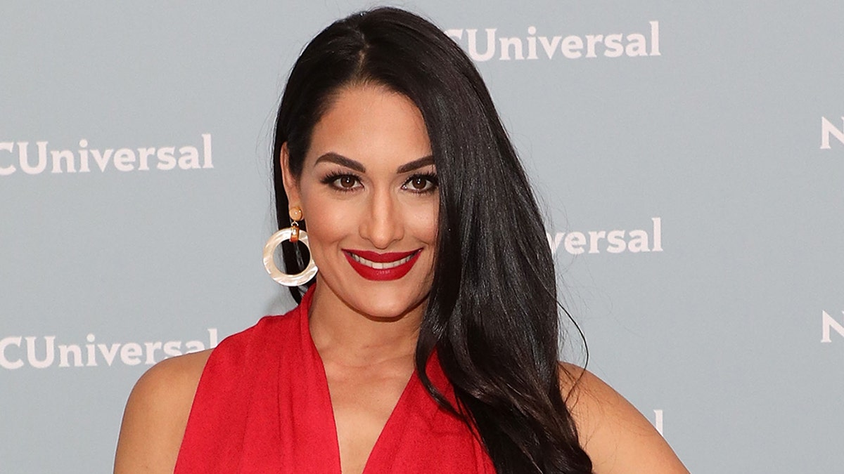 Nikki Bella attends the 2018 NBCUniversal Upfront Presentation at Rockefeller Center on May 14, 2018