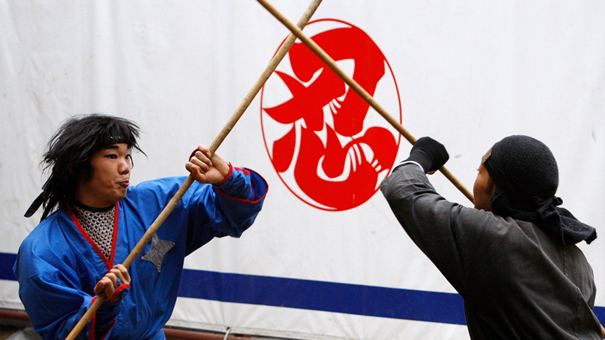 Ninja Trainees in a festival at Iga, Japan