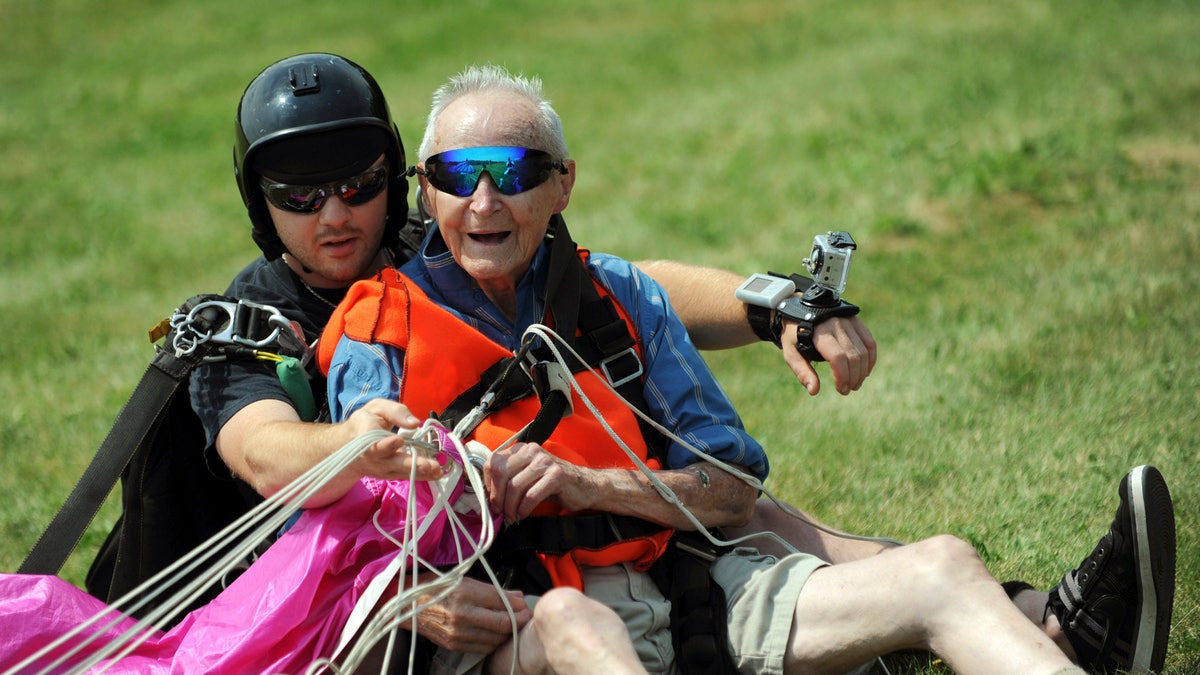 Nonagenarian Skydiver