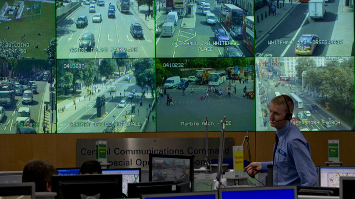 Britain London Olympics Police CCTV