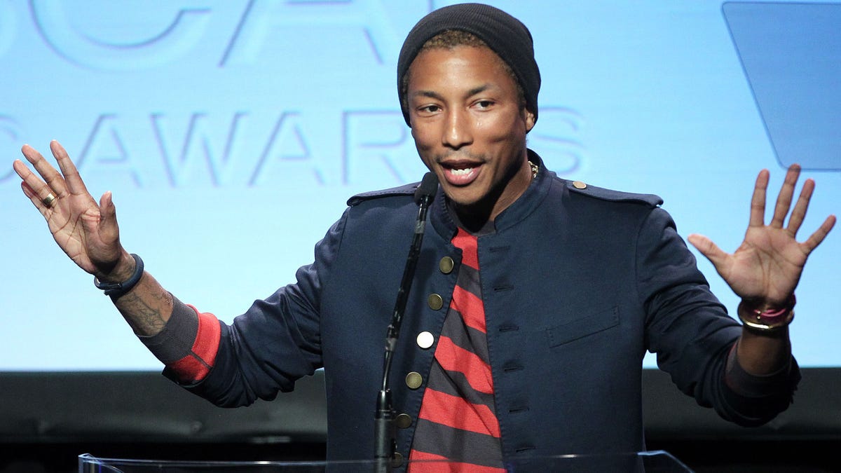 BEVERLY HILLS, CA - JUNE 29: Recording artist Pharrell Williams speaks during ASCAP Rhythm & Soul Music Awards at The Beverly Hilton Hotel on June 29, 2012 in Beverly Hills, California.  (Photo by Frederick M. Brown/Getty Images)