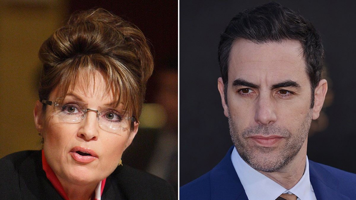 Sarah Palin and Sacha Baron Cohen