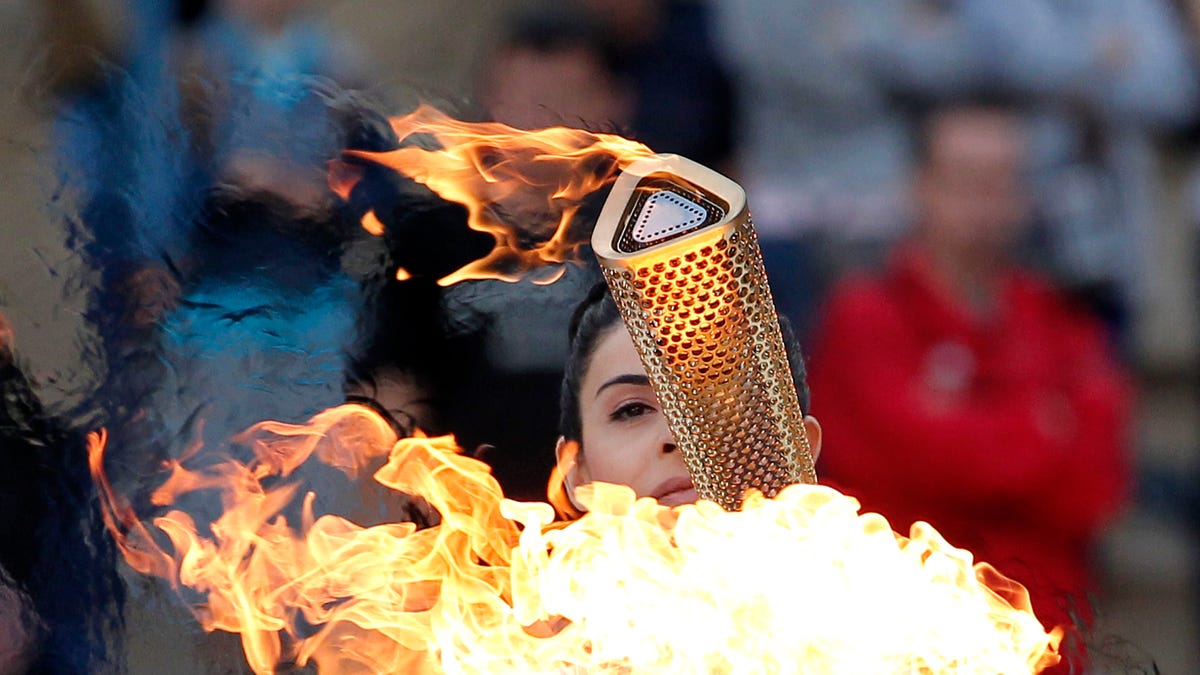 APTOPIX Greece Olympics London Flame