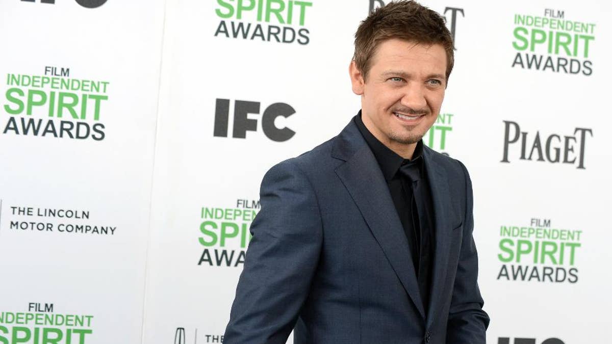 Jeremy Renner arriving at an event