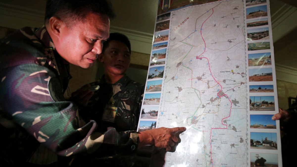 Philippines Syria Peacekeepers