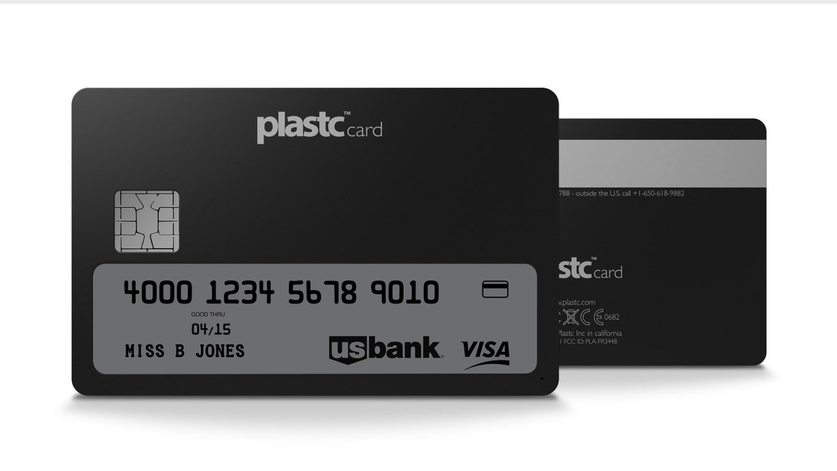 Plastc Card Front and Back