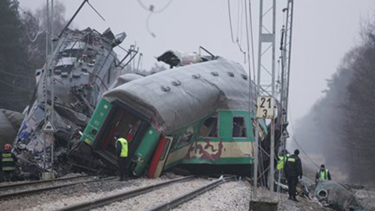 Poland Trains Collide