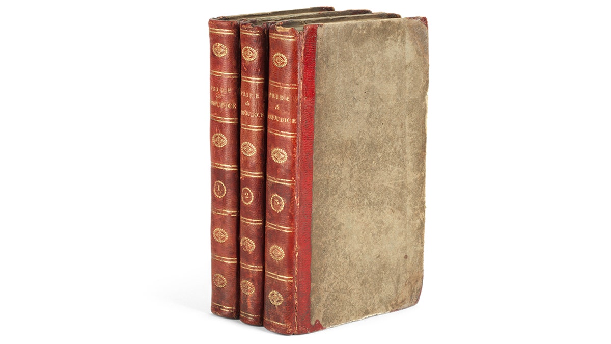 1st Edition of Jane Austin's best know novel. Photo by Bonhams