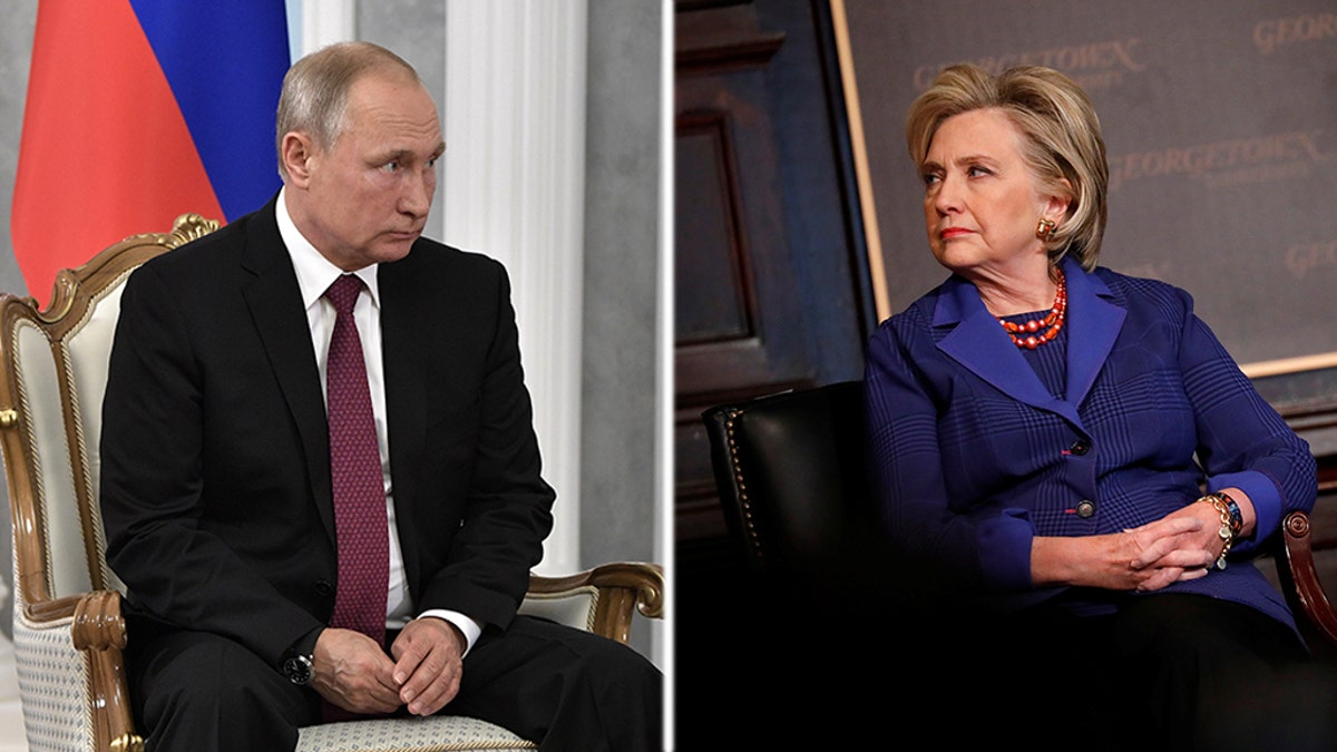 Putin Clinton Split