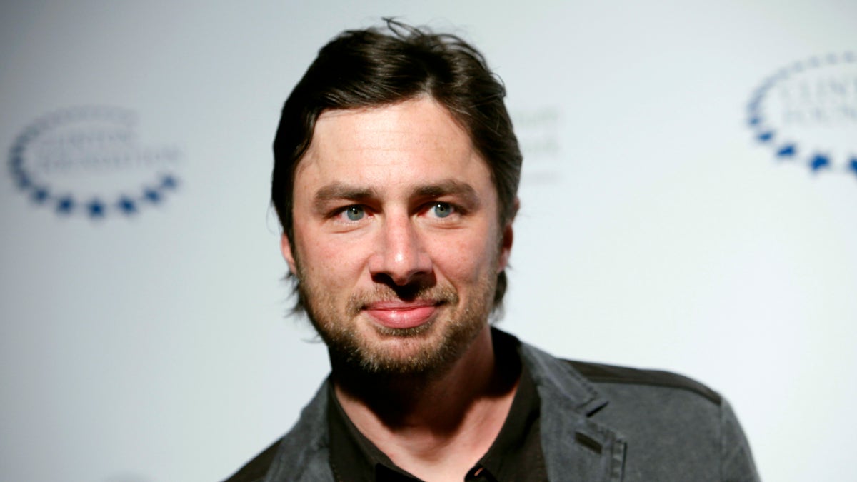 Actor Zach Braff arrives at the William J. Clinton Foundation's Millennium Network Event in Los Angeles, California April 30, 2009. REUTERS/Danny Moloshok (UNITED STATES ENTERTAINMENT POLITICS HEADSHOT) - RTXELQK