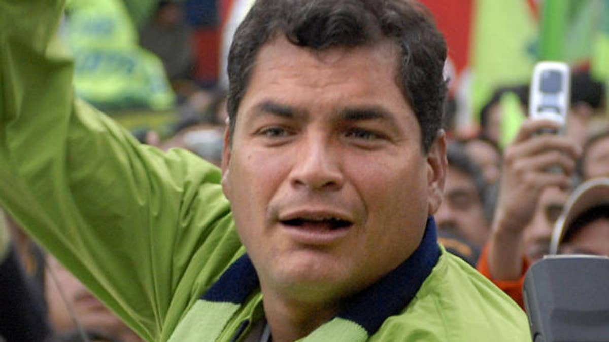 ECUADOR ELECTIONS CORREA