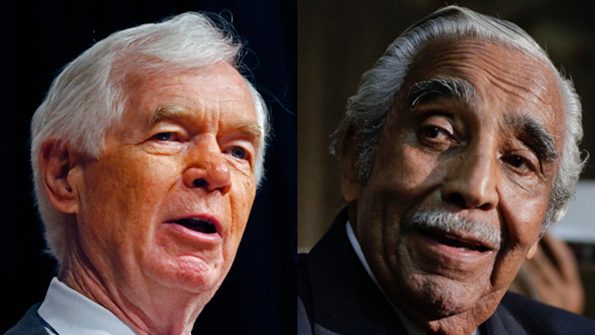 Thad Cochran Mengembalikan Tantangan Pesta Teh; Charlie Rangel merayakan Close Race