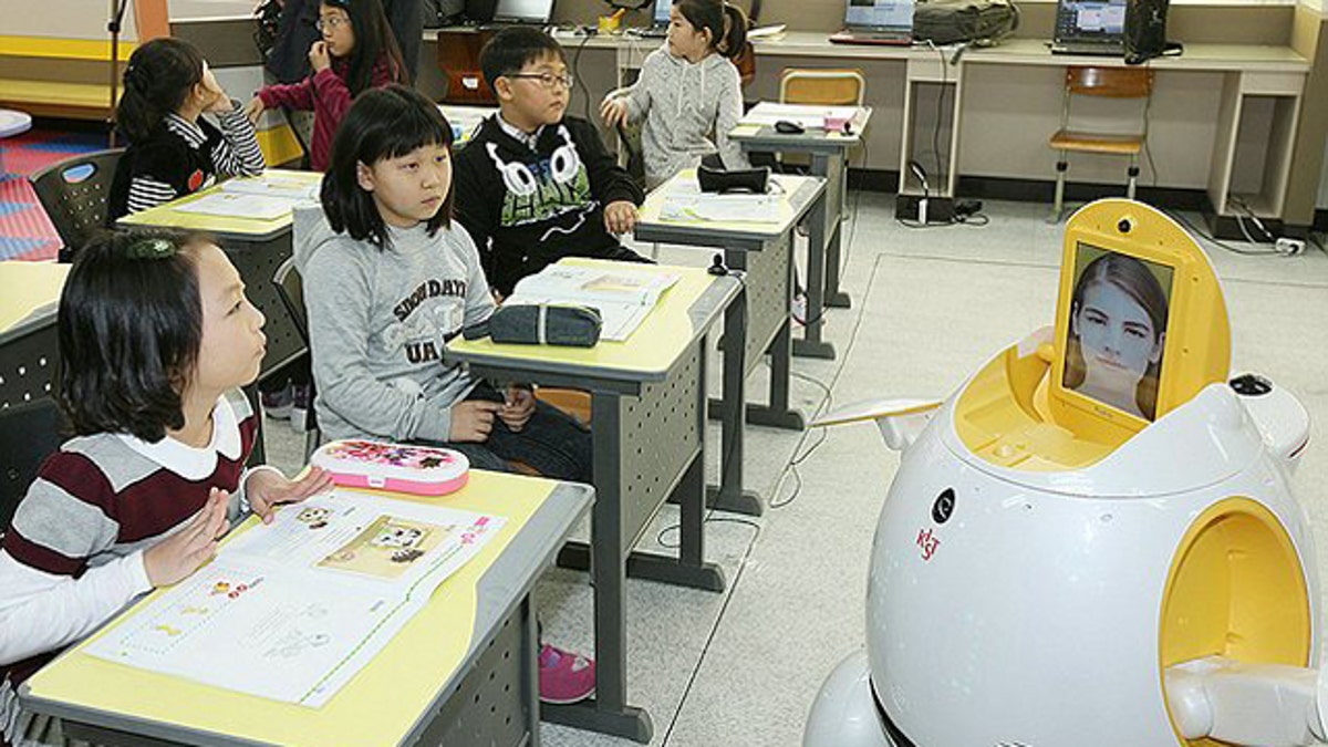 Robot English Teachers Start Work in South Korean Schools | Fox News