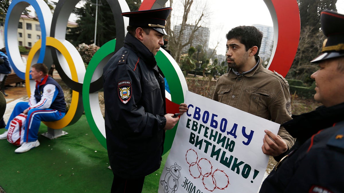 Russia Sochi Activists