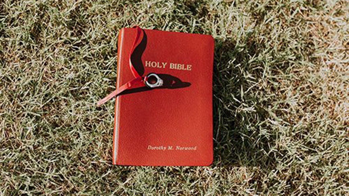 The couple also kept Dorothy’s Bible close to them at the ceremony.
