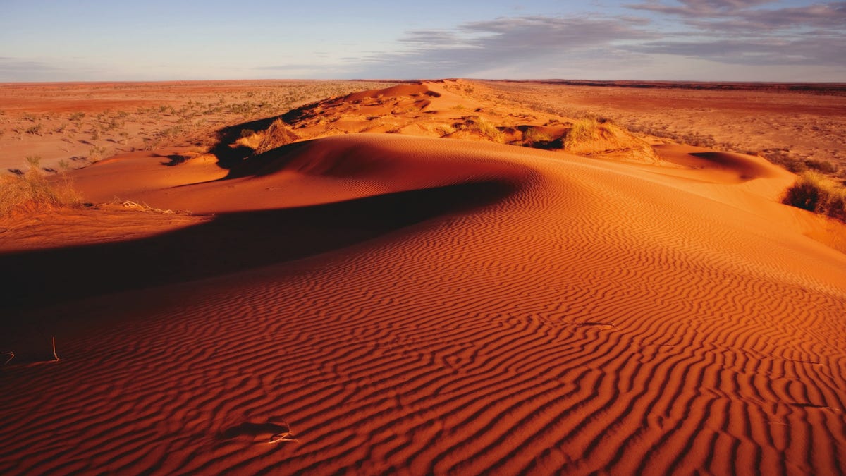 Big red sand dunes