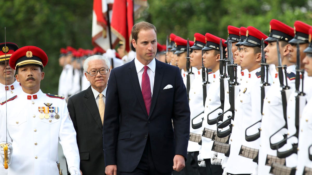 Singapore Britain Royals