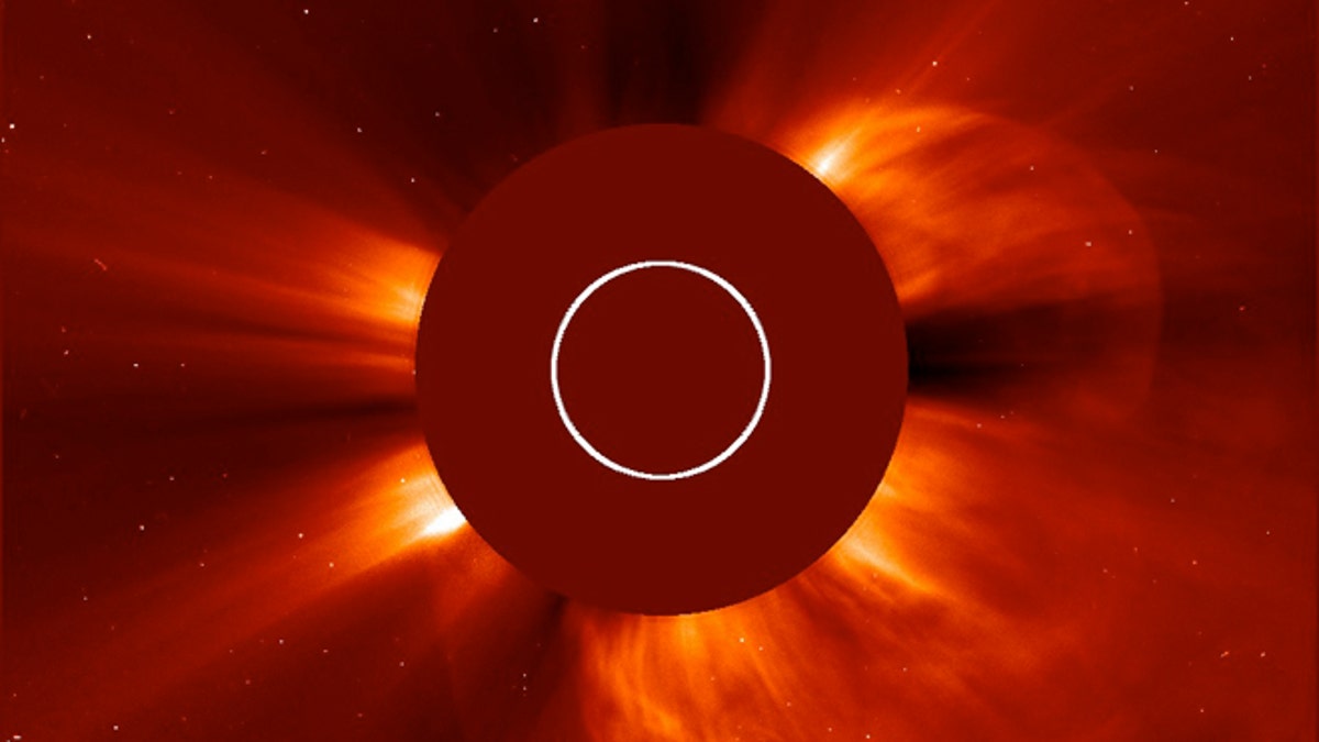 Space Station Solar Flare