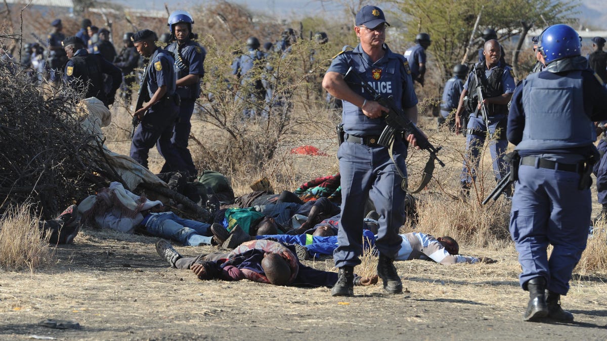 South Africa Mine Violence