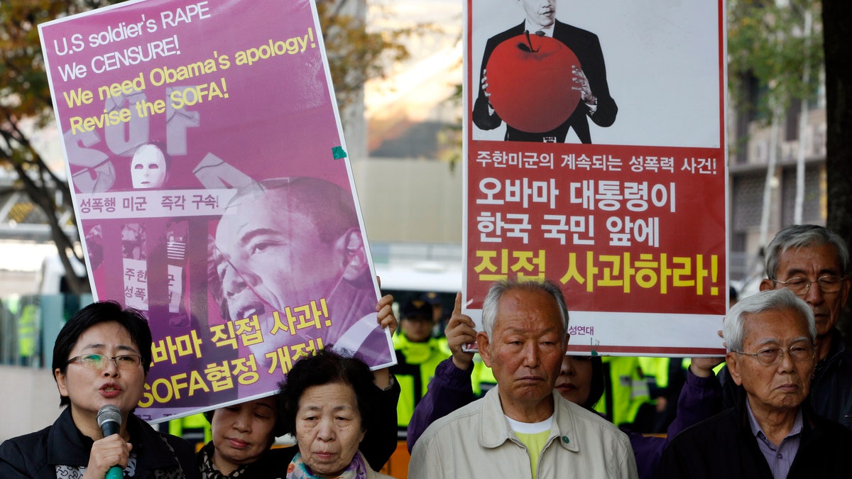South Korea US Soldiers Rape Cases