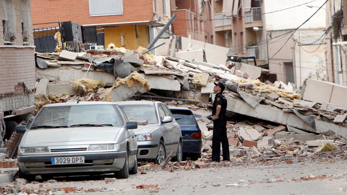 Spain Man Made Quake