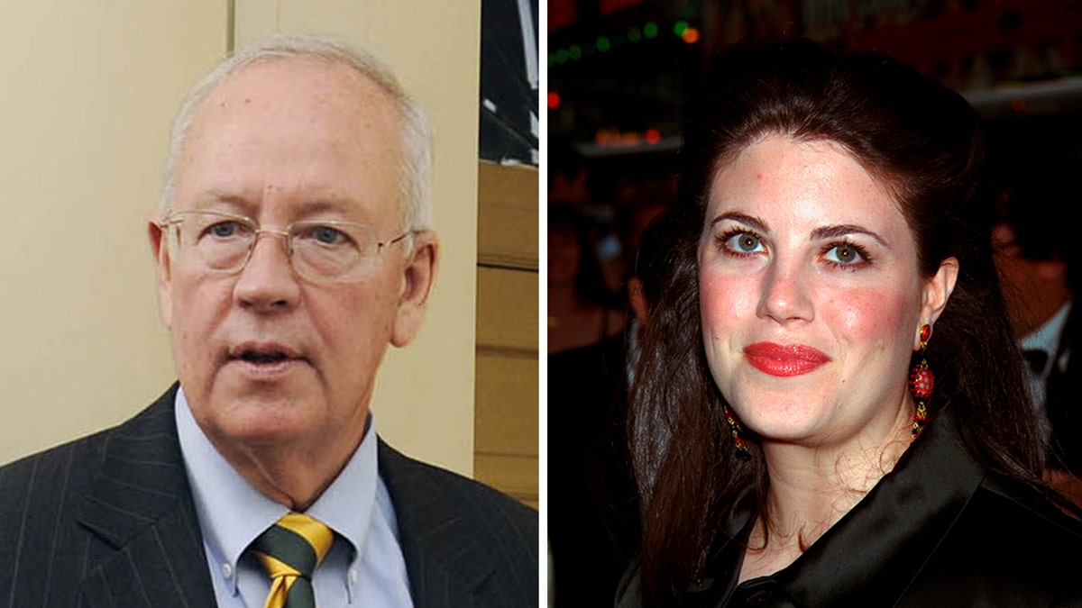 Kenneth Starr and Monica Lewinsky