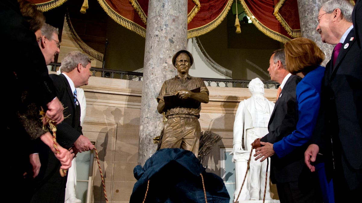 Capitol Borlaug Statue