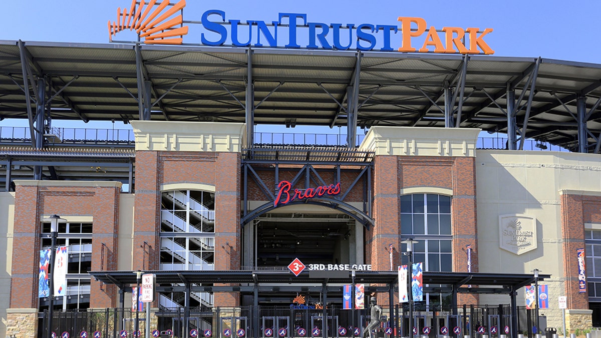 An entrance to Suntrust Park in Atlanta, Georgia