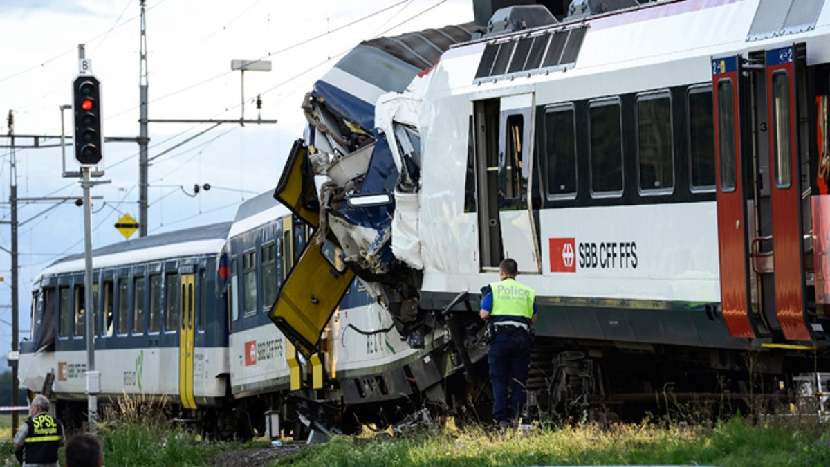 Switzerland Train Collision