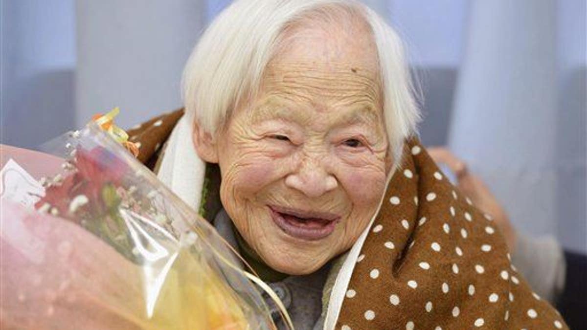 Japan World's Oldest Woman