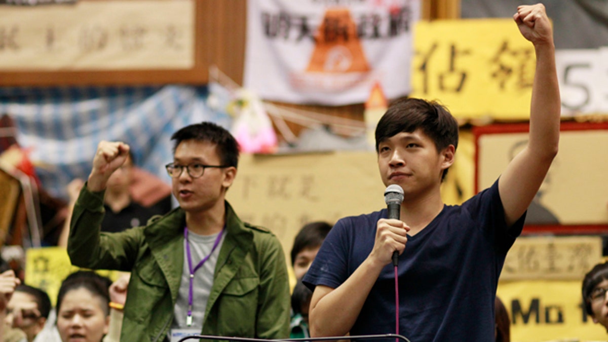 Taiwan China Protest