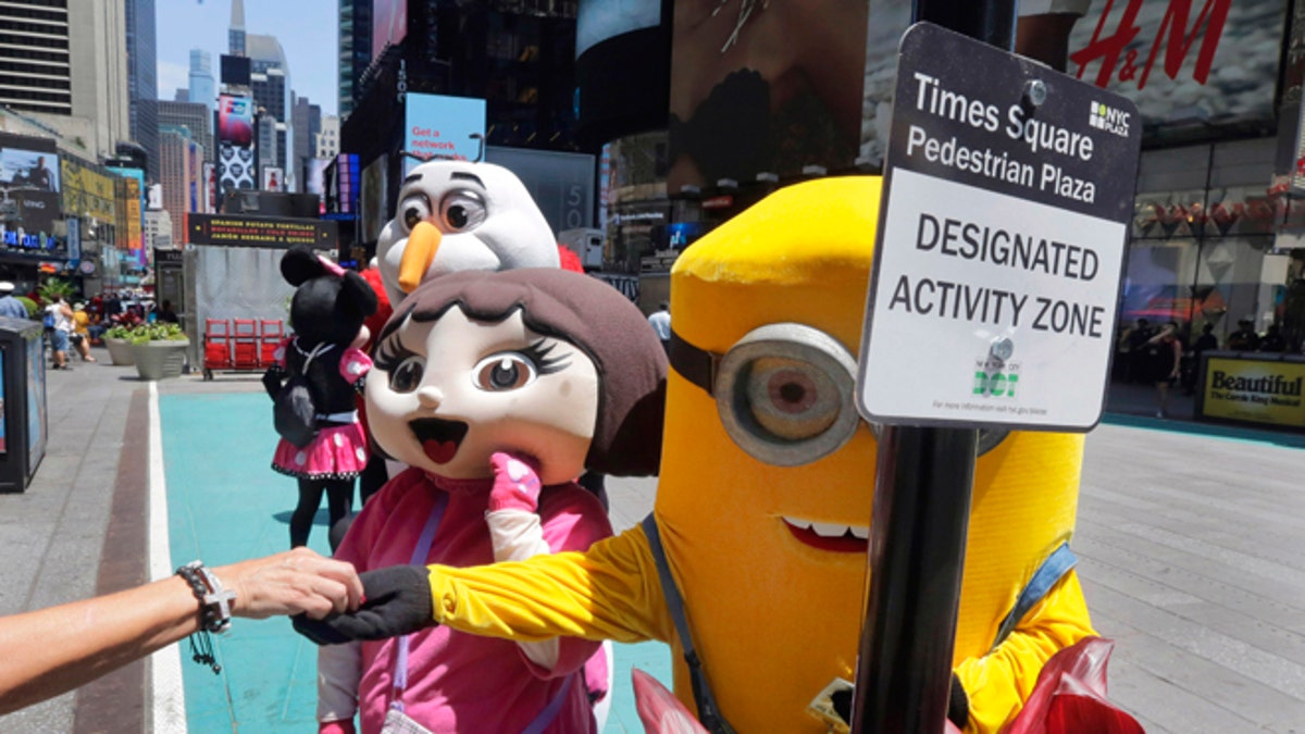 Times Square Costumed Characters