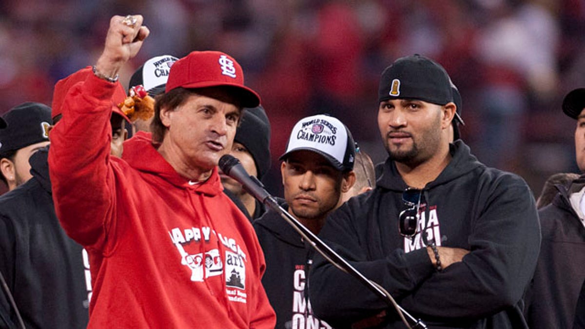 La Russa gets a look at the Cardinals from the other side