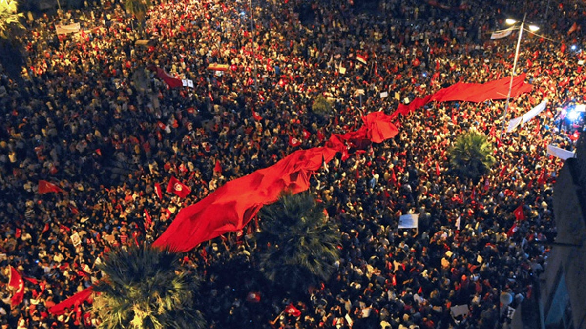 APTOPIX Tunisia Rally