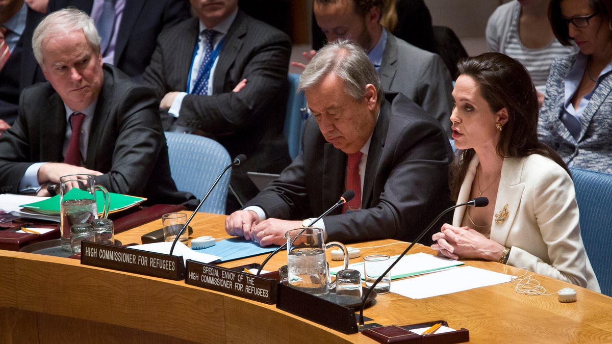 UN Syria Jolie