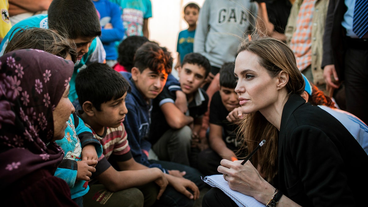 UN-Worldwide Refugees Jolie