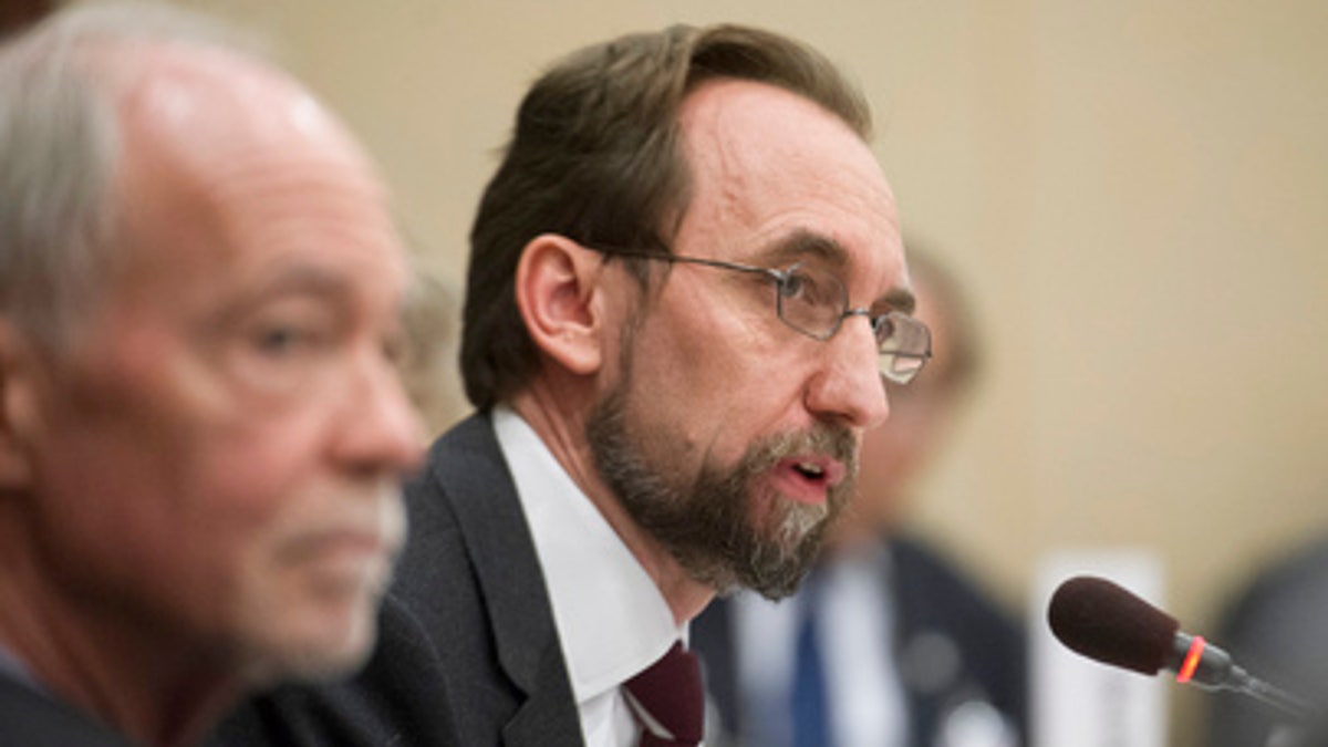 Zeid Ra’ad Al-Hussein, UN High Commissioner for Human Rights, addresses the meeting of the United Nations Chief Executives Board (CEB), hosted by the World Bank in Washington, D.C. (Credit: UN)