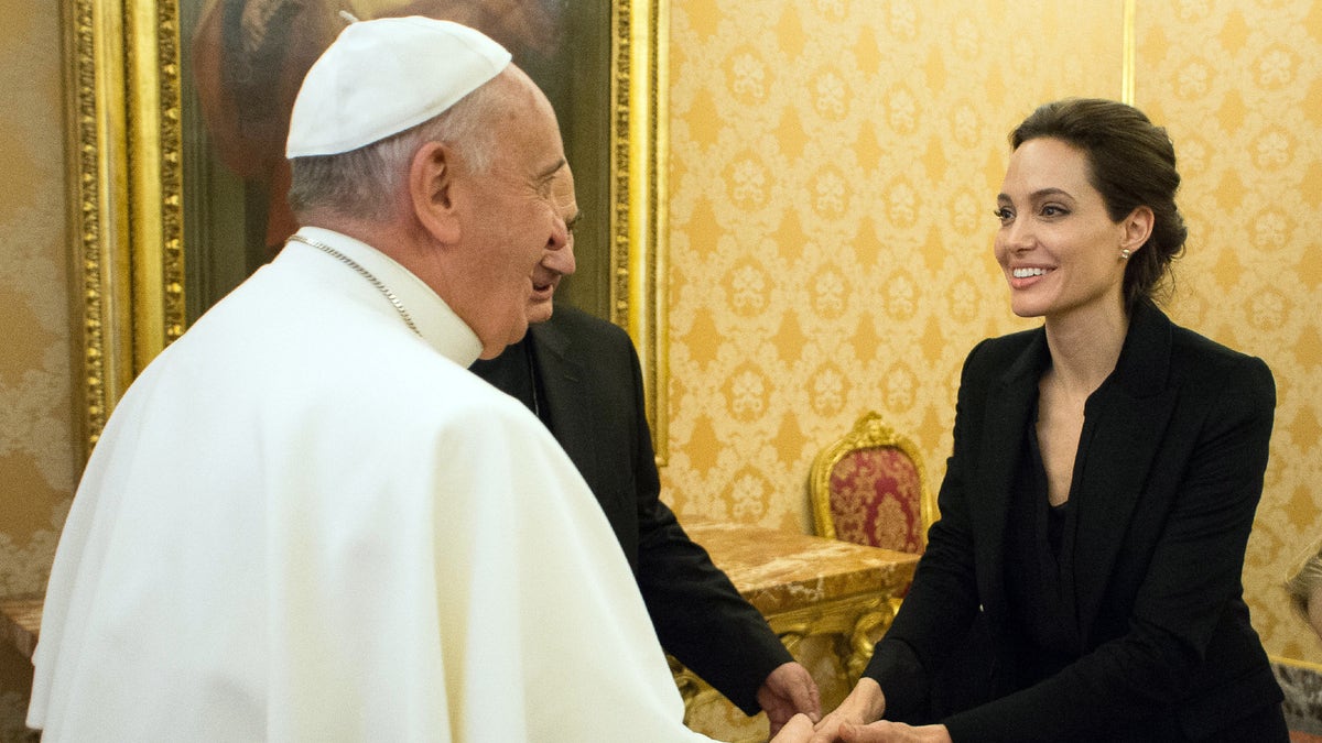 Vatican Pope Angelina Jolie