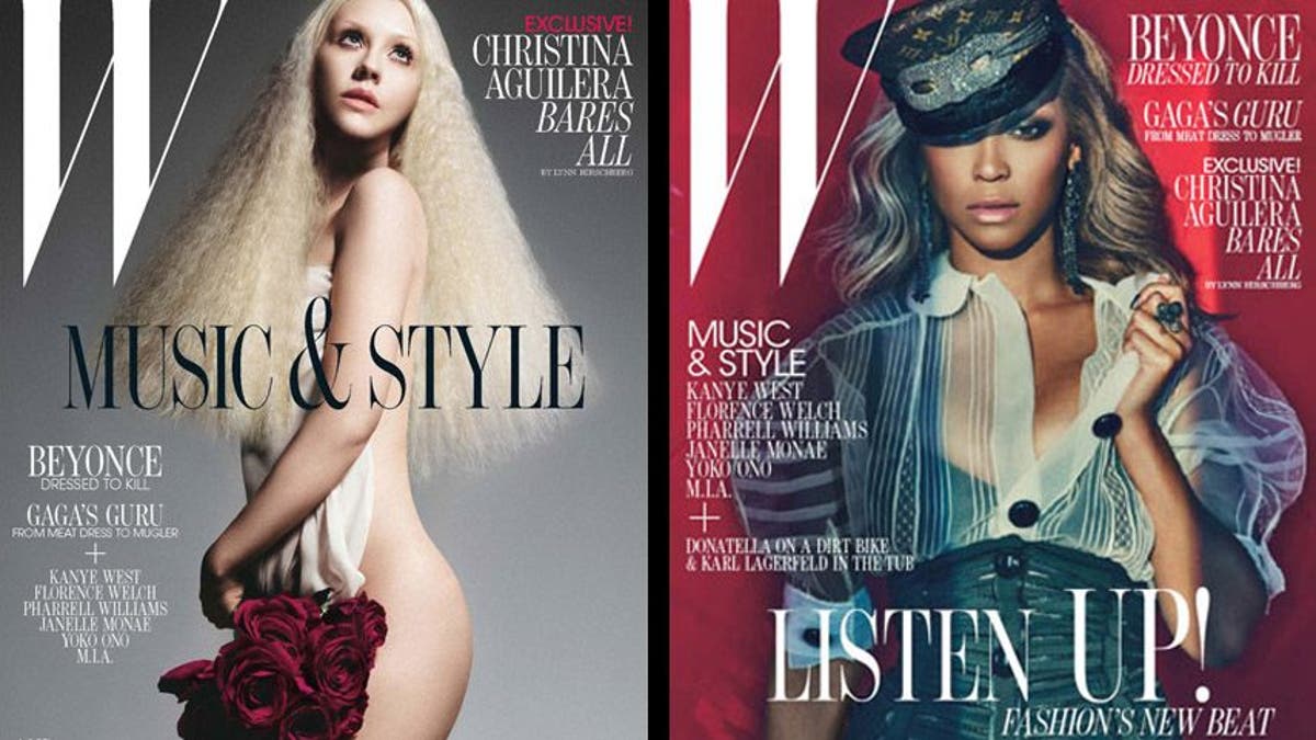 Beyonce and Christina Bare All in W Magazine | Fox News