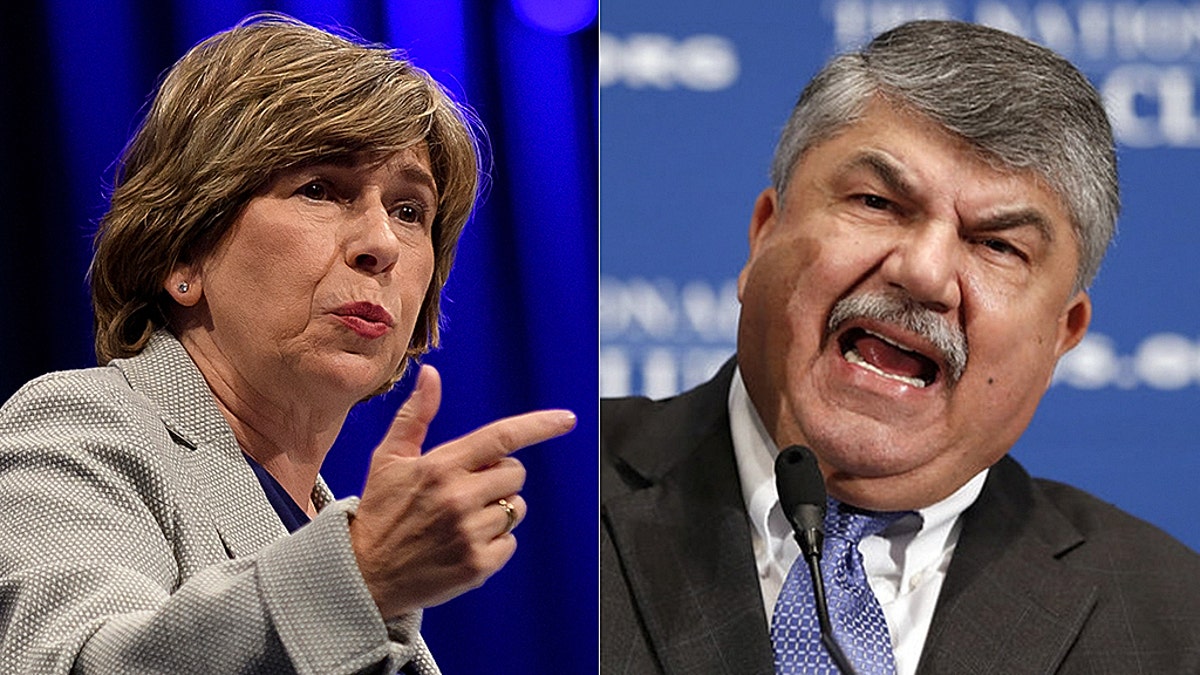 Weingarten Trumka Getty AP