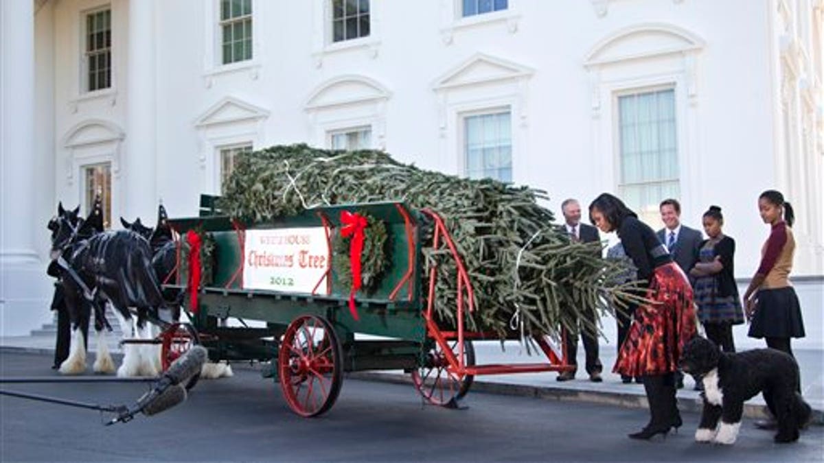 Michelle Obama Christmas Tree
