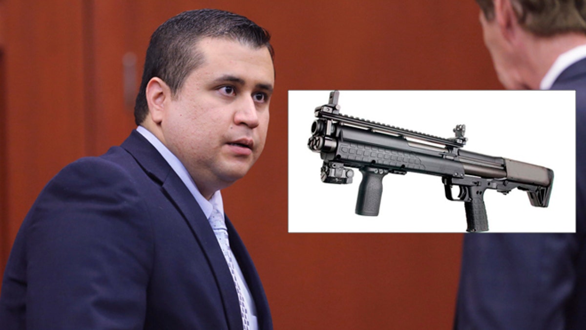 George Zimmerman melihat di Florida Gun Maker