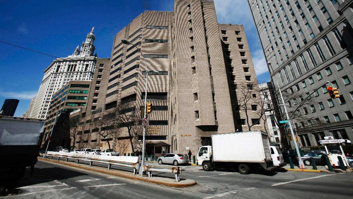FILE- This March 12, 2009 photo shows the Metropolitan Correctional Center in New York City. The high security section of the facility where high-risk inmates that included Mafia boss John Gotti and several close associates of Osama bin Laden spent their time awaiting trial, will now house accused Mexican drug lord and escape artist Joaquin 